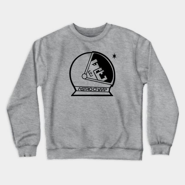 Astro Chimp Soviet Era Logo Crewneck Sweatshirt by astr0_ch1mp